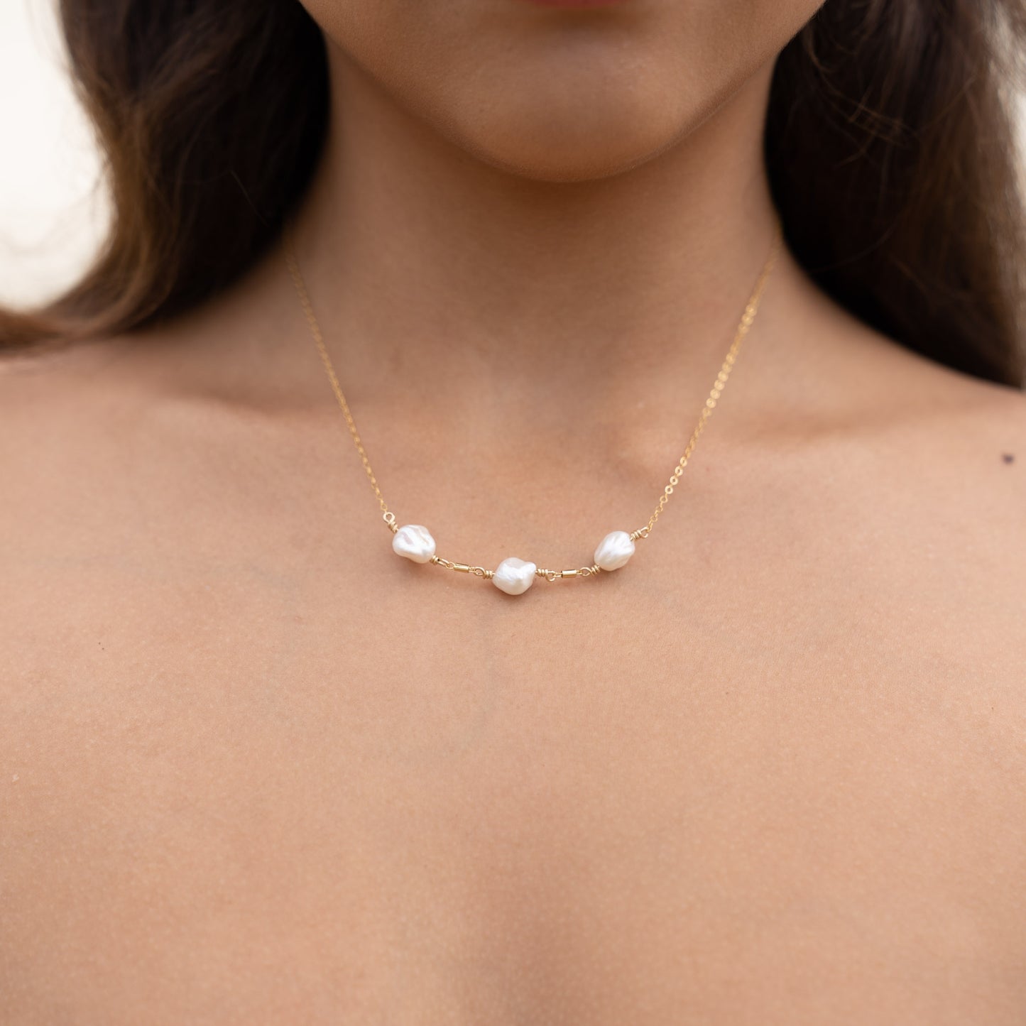 Third Time's the Charm Pearl Necklace